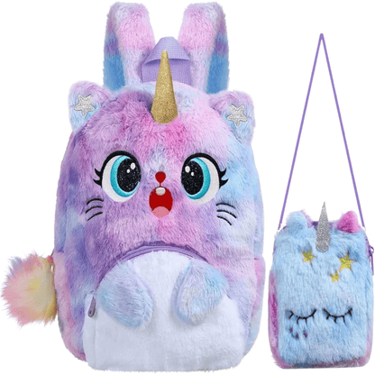 Unicorn Cat Backpack Kawaii Super Soft