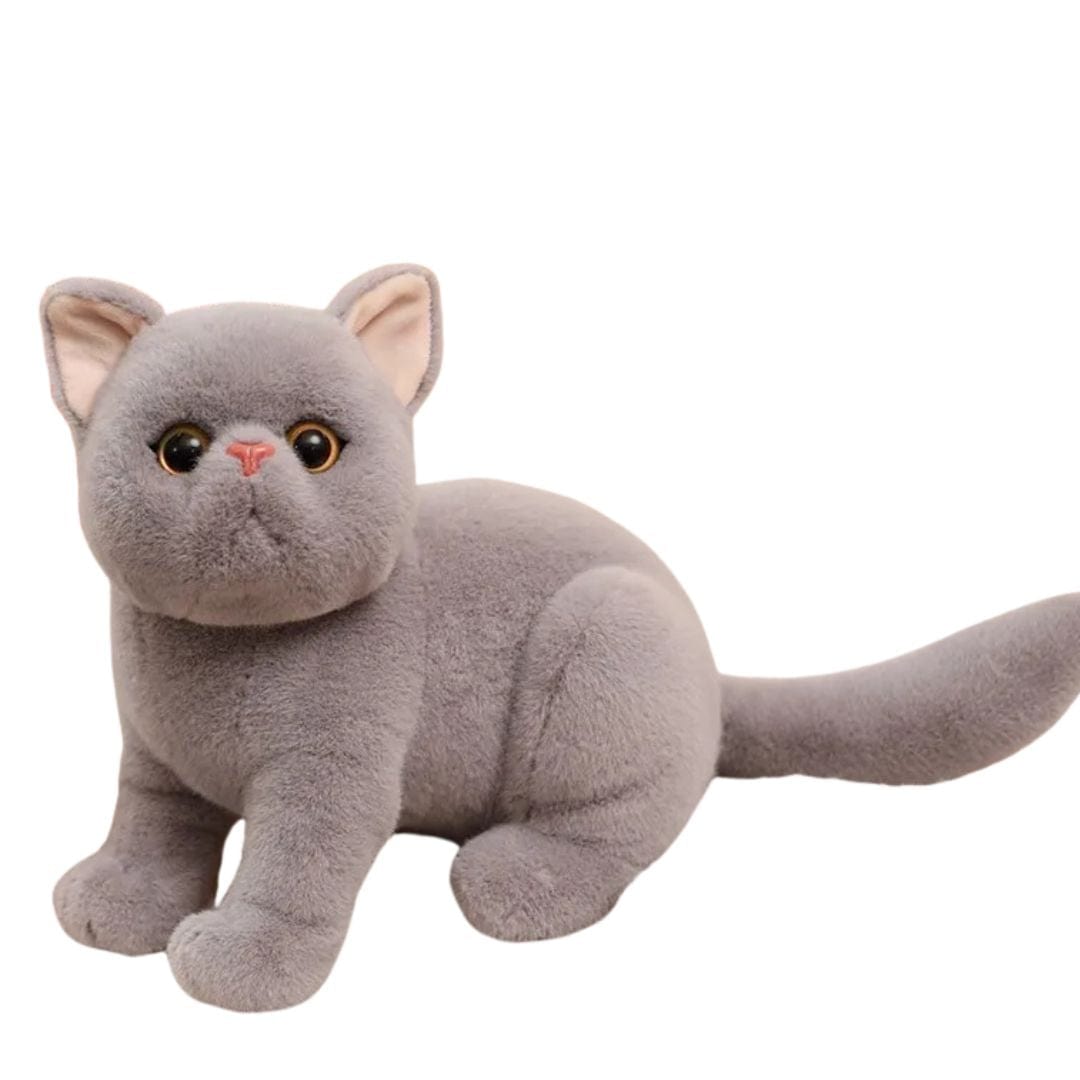 Realistic Tabby Cat Plush