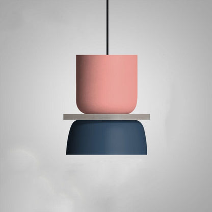 Vibrant Scandinavian Macaron LED Pendant Light