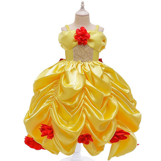 Belle's Golden Ball Gown