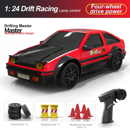 RC Car 1:24 Drift Racing AE86 2.4GHz 4WD