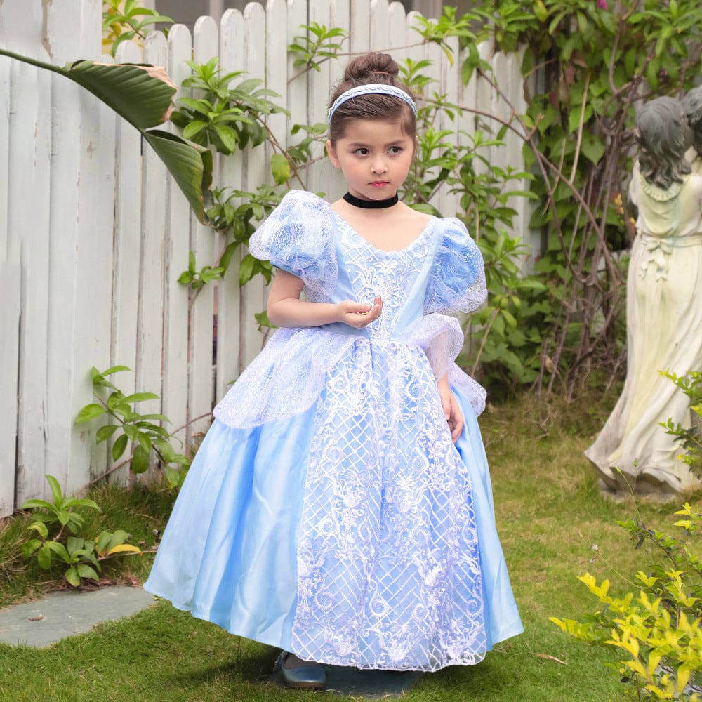 Cinderella Lace Fantasy Snow Dress