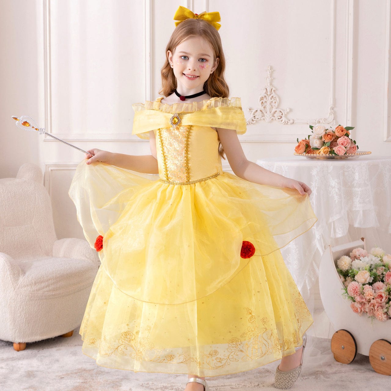 Belle's Masquerade Magic Dress