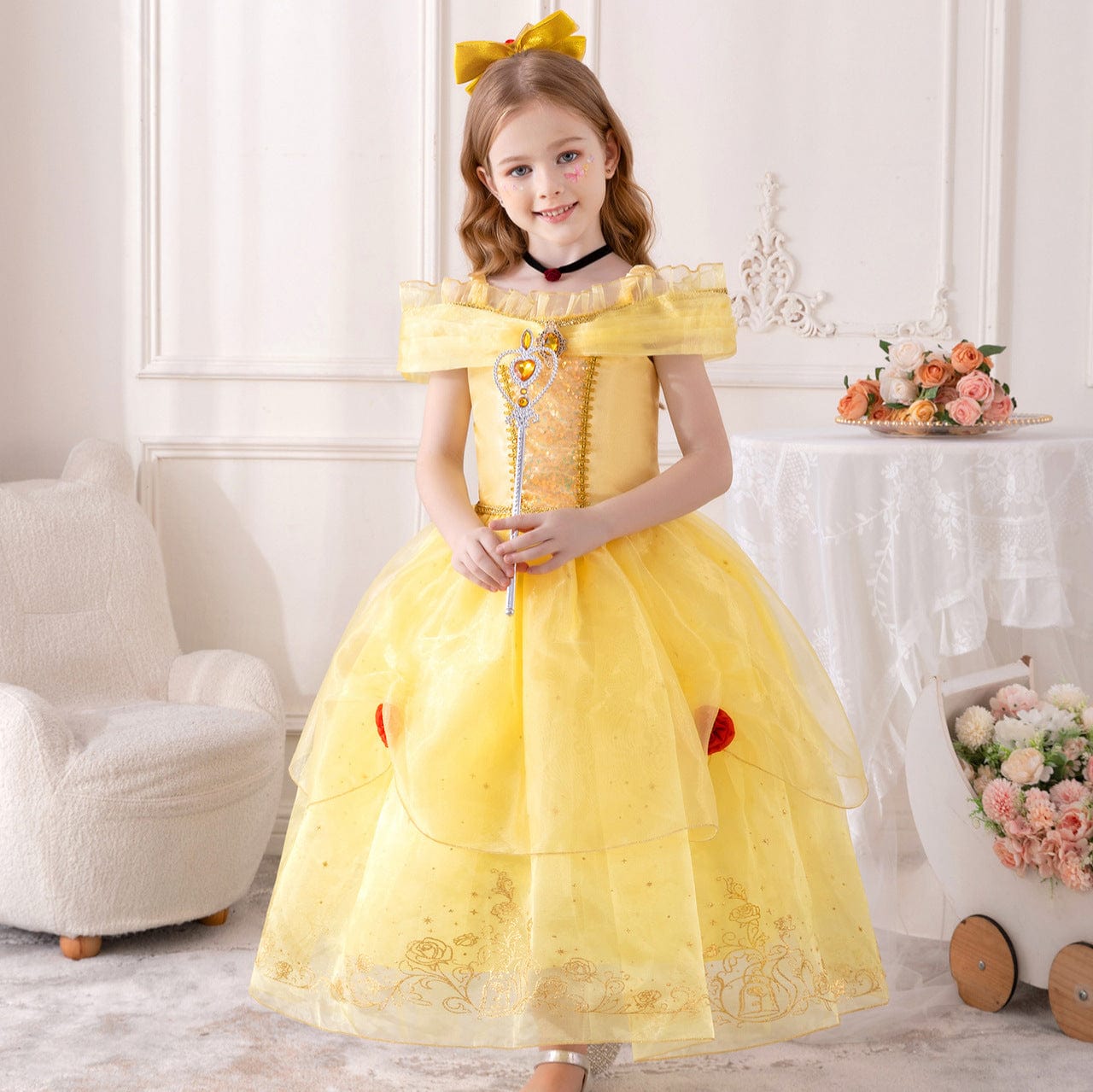 Belle's Masquerade Magic Dress