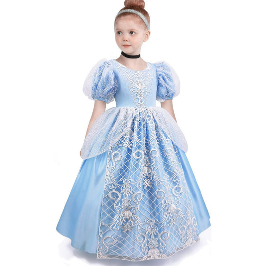 Cinderella Lace Fantasy Snow Dress