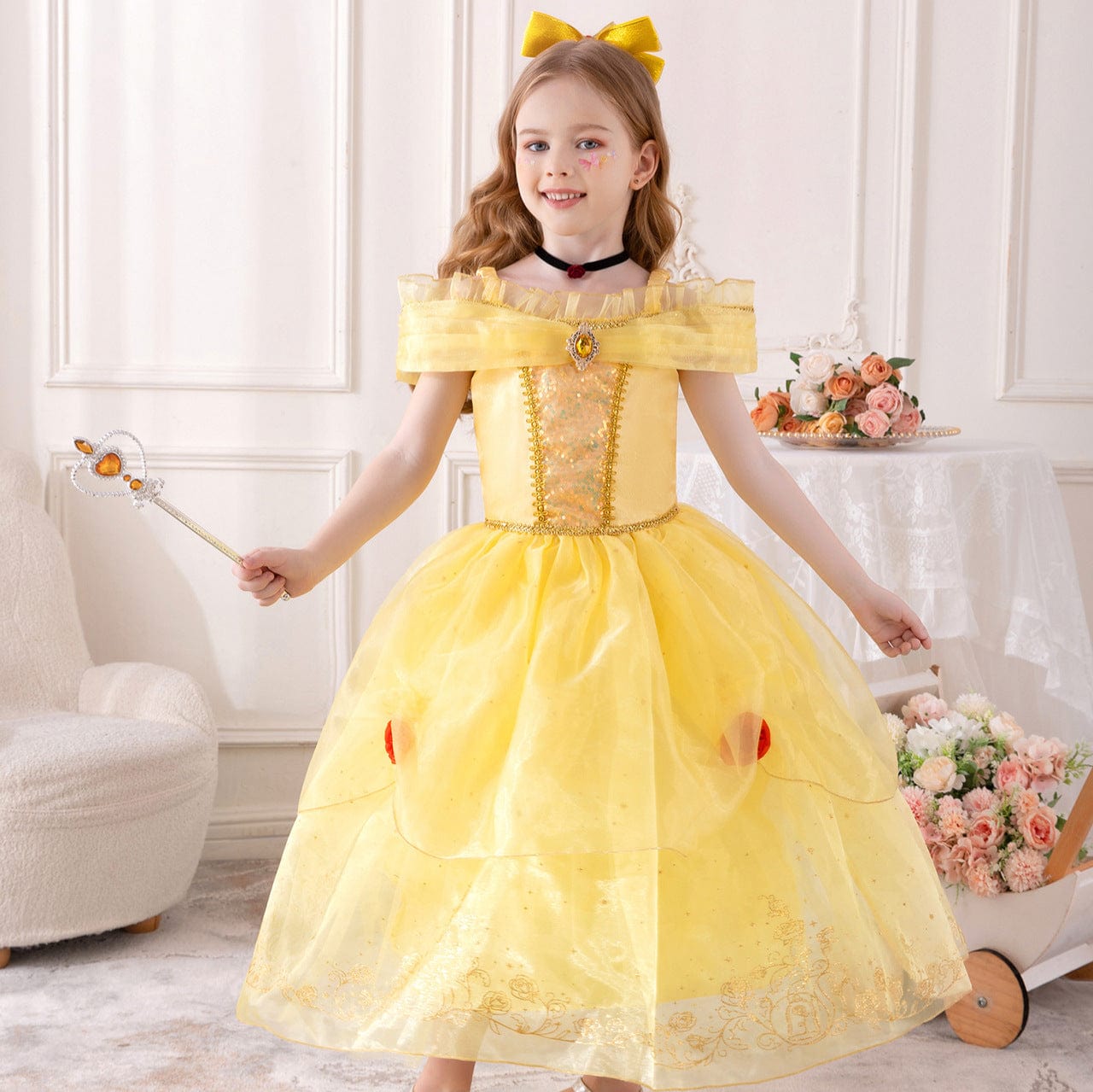 Belle's Masquerade Magic Dress