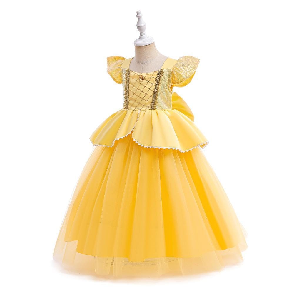 Belle's Golden Ballroom Dress