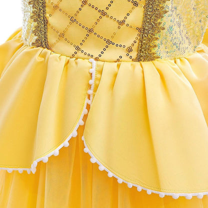 Belle's Golden Ballroom Dress