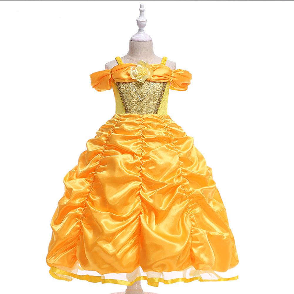 Belle's Golden Dream Gown