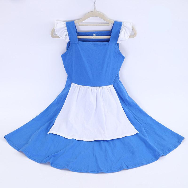 Cinderella Sleeveless Royal Ruffle Dress