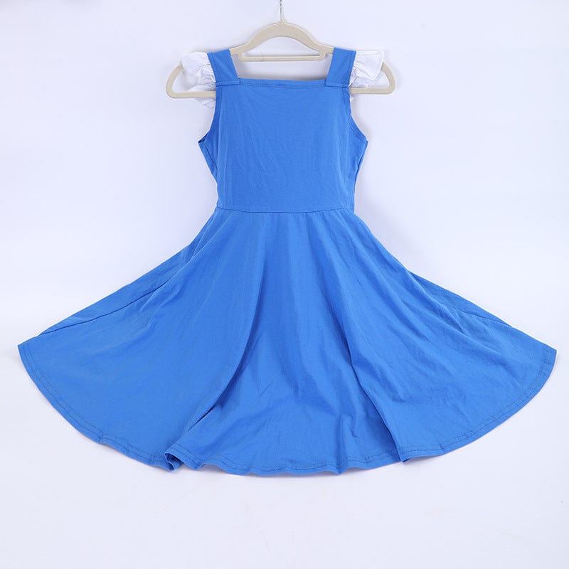 Cinderella Sleeveless Royal Ruffle Dress