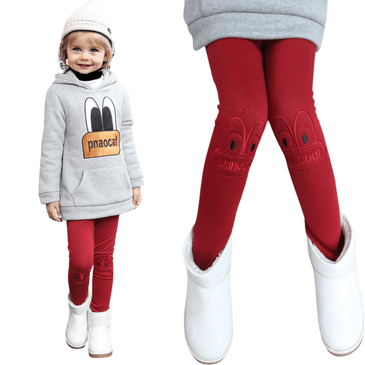 Fleece Cozy Kids Winter Leggings