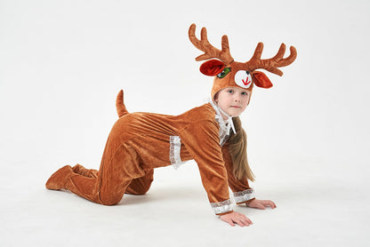 Furry Reindeer Performer Costume