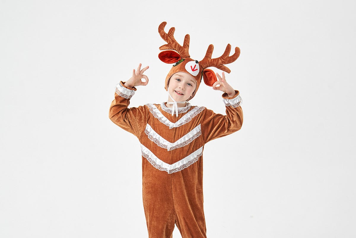 Furry Reindeer Performer Costume