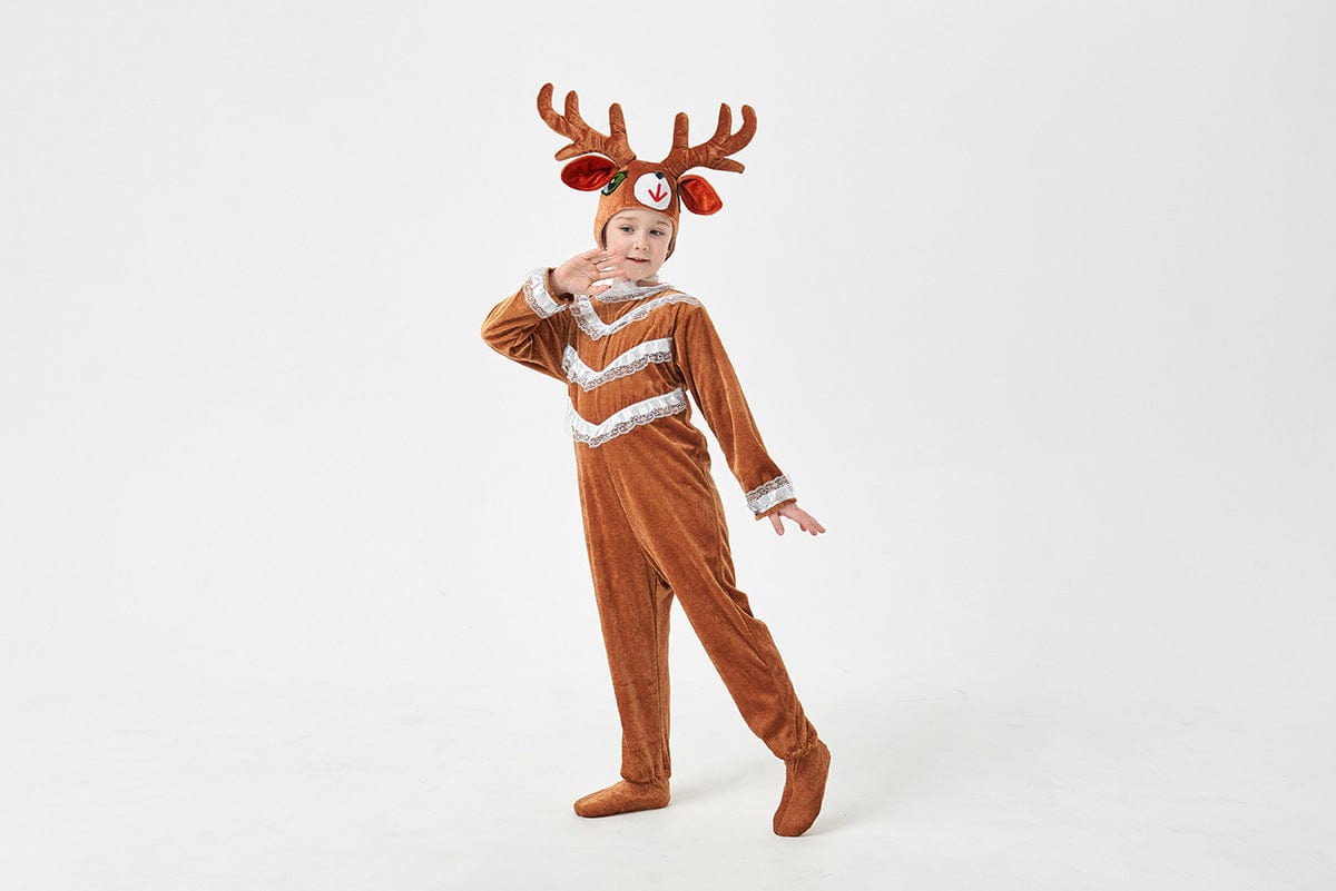 Furry Reindeer Performer Costume