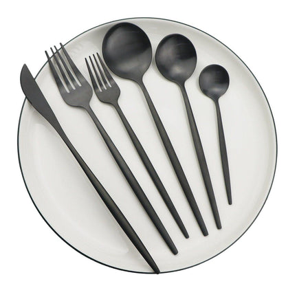 Elegant 36-Piece Minimalist Cutlery Set