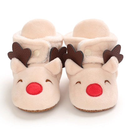 SNOWFLAKE CUDDLES – Cozy Christmas Slippers for Kids