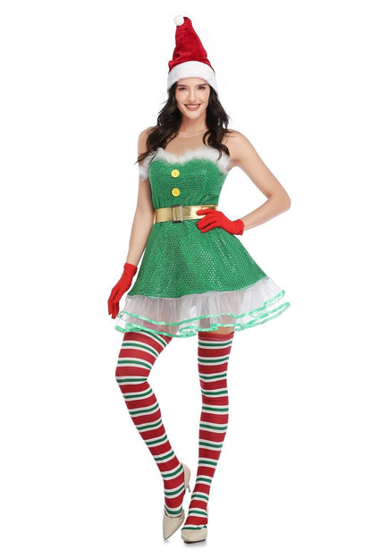 Holiday Elf Glam Costume