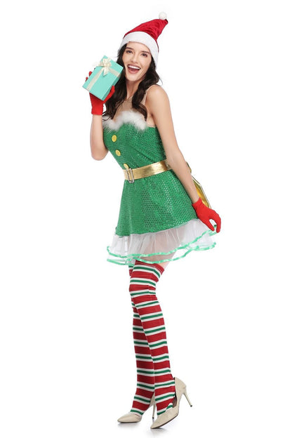 Holiday Elf Glam Costume