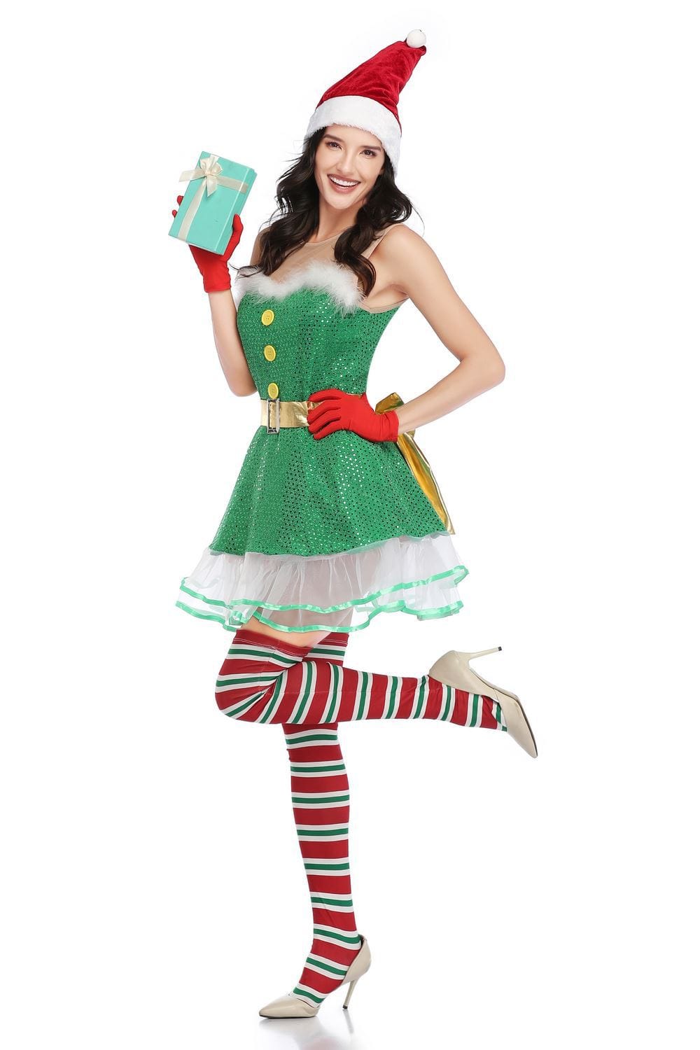 Holiday Elf Glam Costume