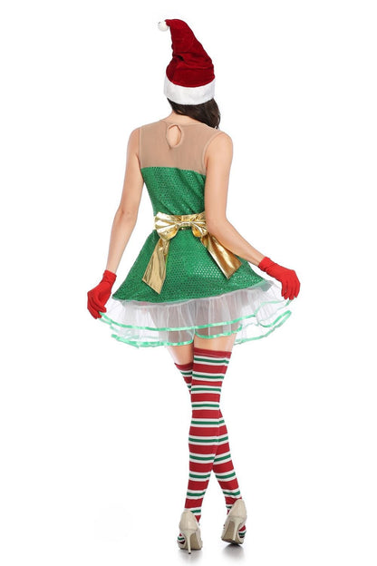 Holiday Elf Glam Costume