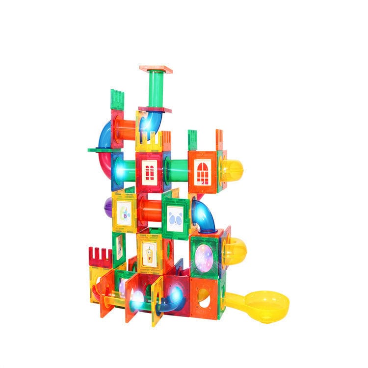 3D Magnetic Blocks Tiles Track Set