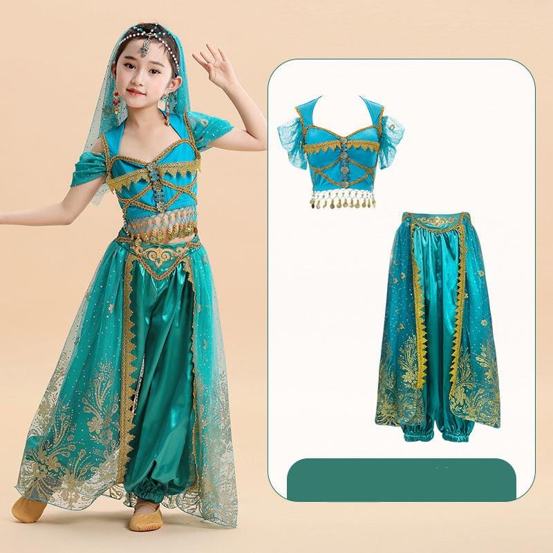 Princess Jasmine Peacock Arabian Dance Costume