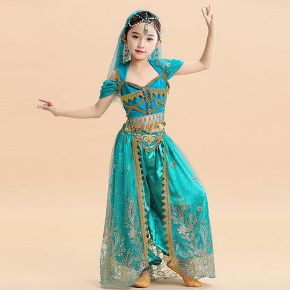 Princess Jasmine Peacock Arabian Dance Costume