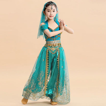 Princess Jasmine Peacock Arabian Dance Costume