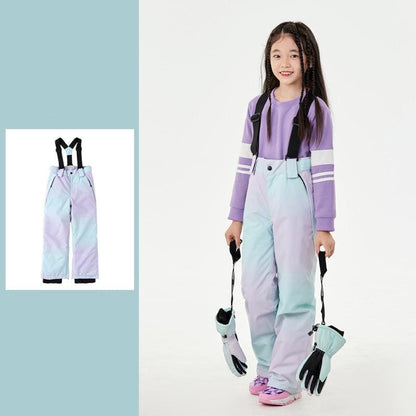 Kids Professional Ski Overalls