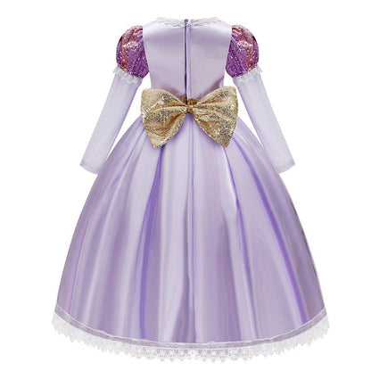 Rapunzel Long Hair Princess Dress