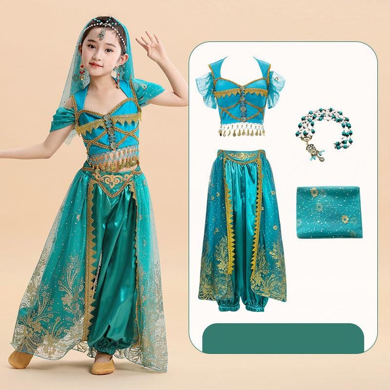 Princess Jasmine Peacock Arabian Dance Costume