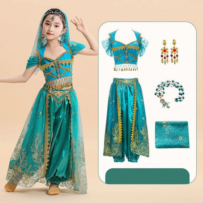 Princess Jasmine Peacock Arabian Dance Costume