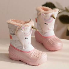 Toddler Winter Fleece Lined  Snow Boots