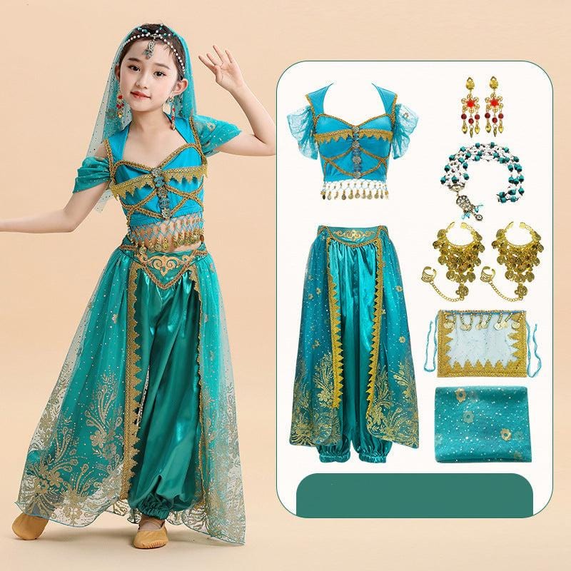 Princess Jasmine Peacock Arabian Dance Costume