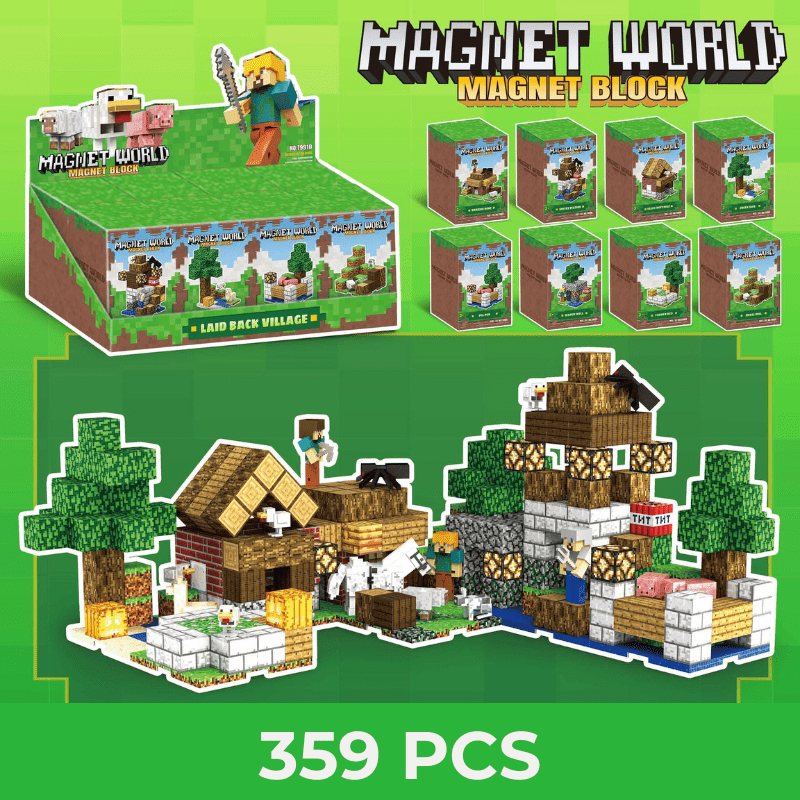 Magnet World Building Blocks Set