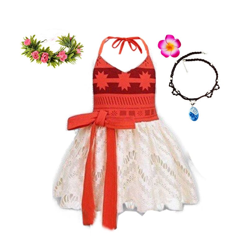 Moana Princess Summer Costume Set