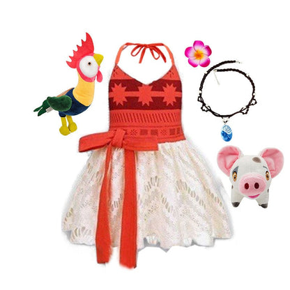 Moana Princess Summer Costume Set