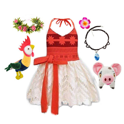 Moana Princess Summer Costume Set