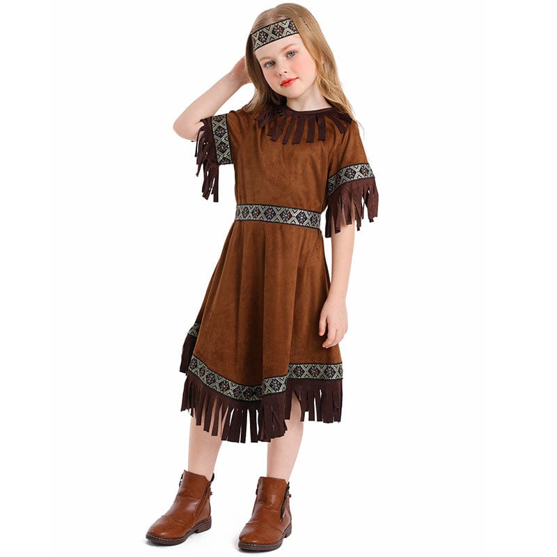 Pocahontas Inspired Tribal Costume Dress