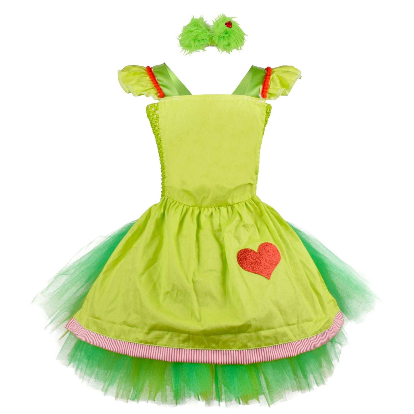 Grinch Heart Tutu Costume