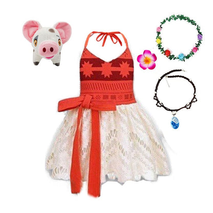 Moana Princess Summer Costume Set