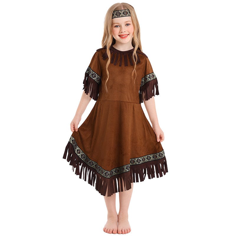 Pocahontas Inspired Tribal Costume Dress