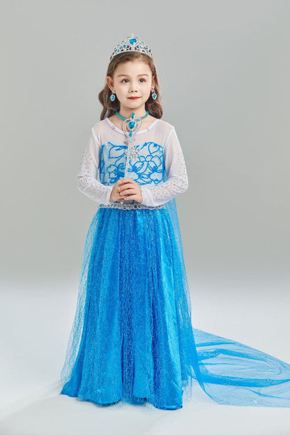 Elsa Royal Princess Long Sleeve Dress