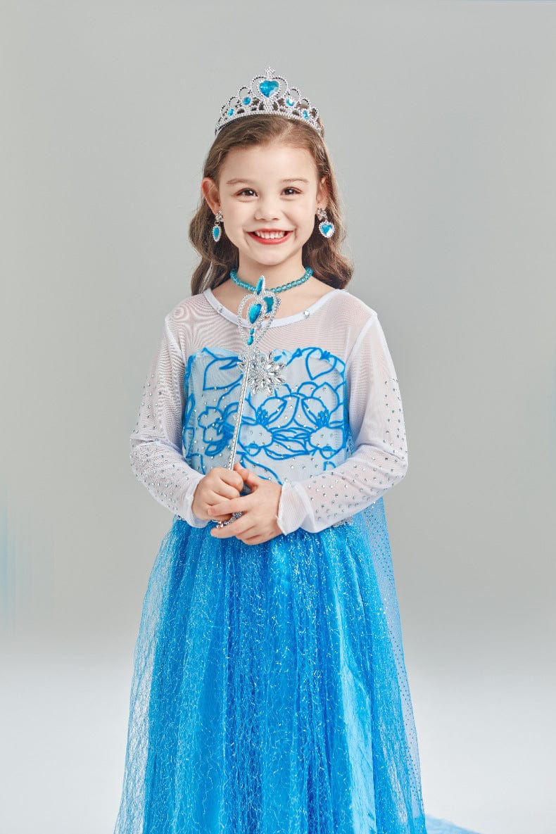 Elsa Royal Princess Long Sleeve Dress