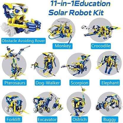 Mega Solar RoboKit – 29-in-1 DIY Solar Robot Kit