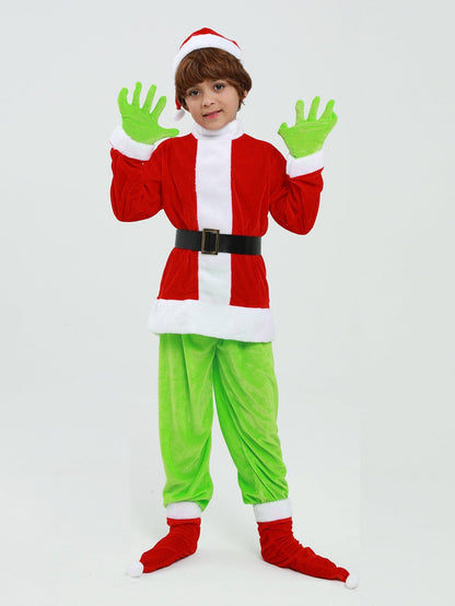 Grinch Green Holiday Mischief Suit Costume