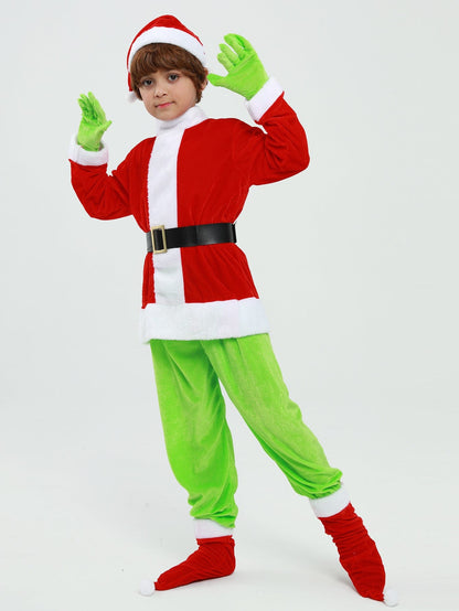 Grinch Green Holiday Mischief Suit Costume