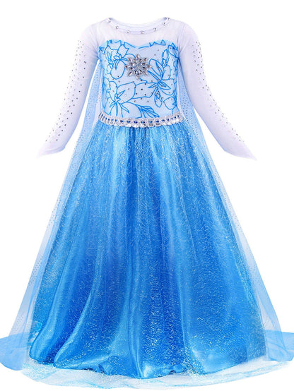 Elsa Royal Princess Long Sleeve Dress