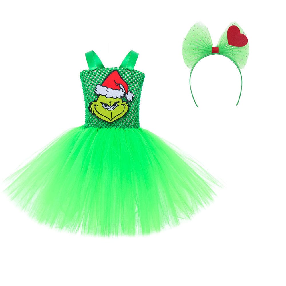 Grinch Glow Princess Costume